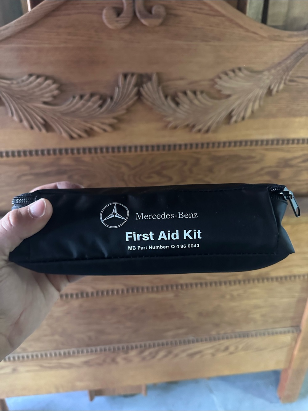 2004 Mercedes E350 Black First Aid Kit - Compact Men’s Travel Pouch